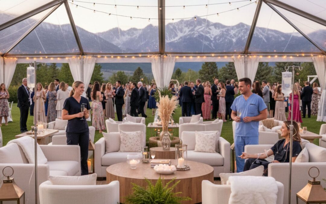Incorporating Mobile IV Lounges into Aspen Weddings and Retreats